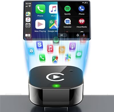 WATSABRO 2-in-1 Wireless CarPlay Adapter