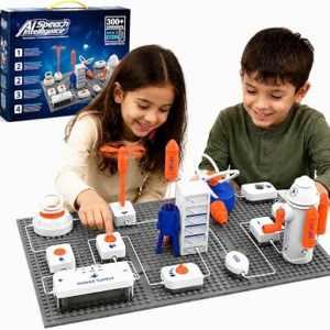 STEM Science Kit for Kids, Electronics Circuit Exploration Toy, 55 PCS