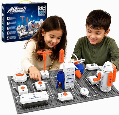 STEM Science Kit for Kids, Electronics Circuit Exploration Toy, 55 PCS