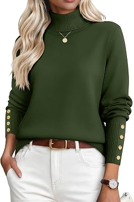 Zeagoo Womens Turtleneck Sweater