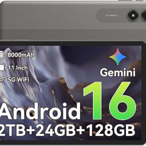 TABWEE T50 Android 16 Tablet, 11 Inch Tablet