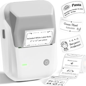 NIIMBOT B1 Label Maker, 2Inch Bluetooth Label Printer for Home, Grey