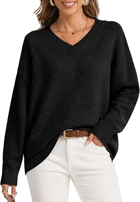HTKEOAE Oversized Pullover Sweaters
