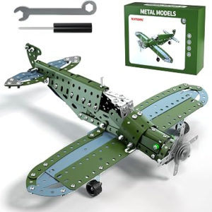 Model Airplane STEM Building Projects Toys – DIY Building STEM Projects Toys for Kids Boys Girls Ages 8-12-16, Assembly Science Kit Model Plane Birthday Gift Toys for Kids Boys 8 9 10 11 12 Years Old