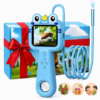 Toy Borescope Camera for Kids – STEM Science Educational Toy for 4 5 6 7 8 9 10 Years Old Kids Birthday Gift, 2.4‘’ Kid Scope Camera for Outdoor Adventures & Nature Discovery (Blue)