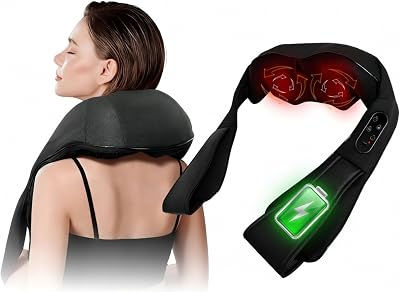 EASHUHE Cordless Neck Massager with Heat