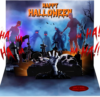 D24TIME 3D Musical Halloween Pop Up Card with Fiber-Optic Zombie Eyes | Graveyard Scene, Horror Sound, Synced Color-Changing Lights, 7.9 x 5.8in, wih Insert Envelope Sticker, for Teens and Adults