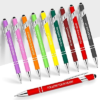 10 PCS Inspirational Pens Bulk with Stylus Tip Gifts Black Ink