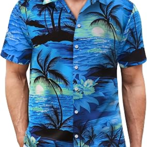 RIOOFINX Men Hawaiian Shirt