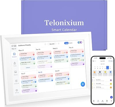 TELONIXIUM 10.1” Smart Digital Calendar