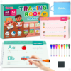 Rohelm Preschool Learning Activities Book, Tracing Books for Kids 3+, Toddler Handwriting Practice, 62 Reusable Preschool Learning Activities Workbooks, Educational Learning Toys for 3 Year Old