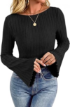 JUSTFASHIONNOW Bell Sleeve Tops