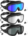 Swim Goggles Adult 3 Pack Anti-Fog UV 180°Clear View