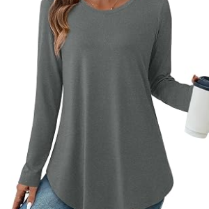 JUSTFASHIONNOW Womens Tunic Tops