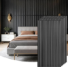 3D Wall Panels, 12Pcs, 2×4 FT Fluted Wall Slats, Drop Ceiling Tiles