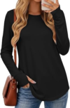JUSTFASHIONNOW Womens Cotton Long Sleeve Shirts