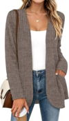 WIHOLL Open Front Cardigan Sweater