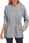 FISOEW Womens Zip Up Hoodie Sweatshirts