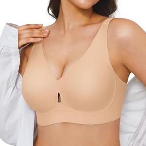 Popilush Wireless Seamless Bralette No Underwire Soft Support Bras