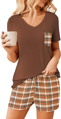 Ekouaer Womens Pajama Set