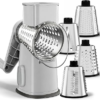 WELTONHM 4 in 1 Large Rotary Cheese Grater