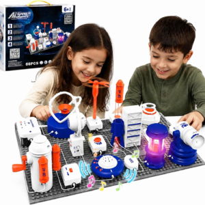 STEM Science Kit for Kids, Electronics Circuit Exploration Toy, 66 PCS