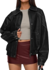 PRETTYGARDEN Women Leather Jacket