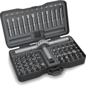 STREBITO T Handle Ratchet Screwdriver Set, 67-in-1 Ratcheting Screwdriver