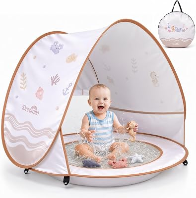 Dreamon Baby Beach Tent with Pool – Pop Up Shelter UV Protection for Infant