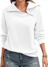 FISOEW Womens Zipper Sweatshirt