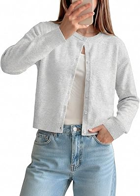 GRACE KARIN Women Cropped Cardigan Sweaters