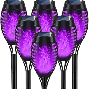 IKEERUIC Halloween Flickering Flame Light 6 Pack