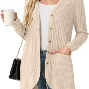 GRECERELLE Womens Cardigan Sweater
