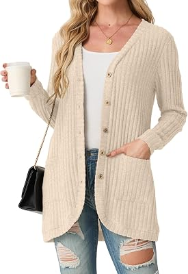 GRECERELLE Womens Cardigan Sweater