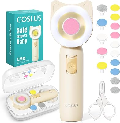 COSLUS Baby Electric Nail File Trimmer
