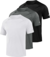 LITTLE BEAUTY 3 Pack Mens Athletic Workout Shirts