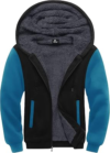 SCODI Hoodies for Men Heavyweight Fleece Sweatshirt Zip Up Thick Jacket M