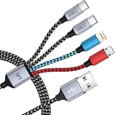 JOGRYTECE Dual Type-C USB Multi Charging Cable