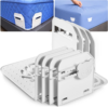 Patented Bed Sheet Holders ABS Lock System for Fitted Sheets Secure Clips