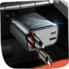 LISEN Retractable Car Charger 4 in 1