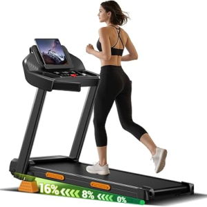 CURSOR FITNESS 16% Incline Treadmills for Home