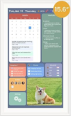 15.6-Inch Smart Digital Calendar & Photo Frame for Family, Wall Planner with Auto-Sync to Apple, Google & Outlook, Touchscreen Display with Chore Chart, To-Do Lists & Meal Planner, White Frame, No Subscription