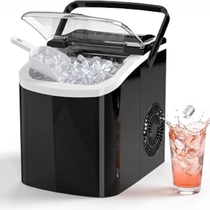 QIYO Portable Ice Maker with Handle