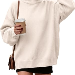 LILLUSORY Womens Oversized Sweater
