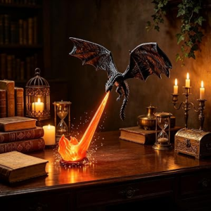 NELIANGIA Dragon Bookshelf Nook Light