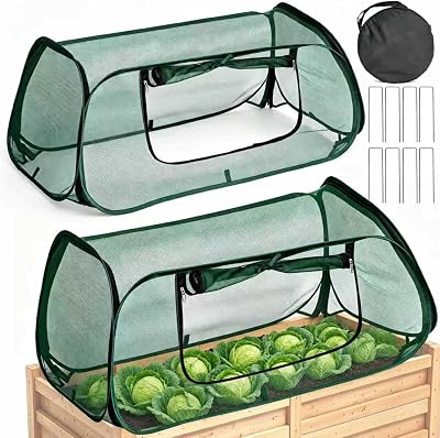 YQLBGPRJ 2Pcs Raised Garden Bed Cover