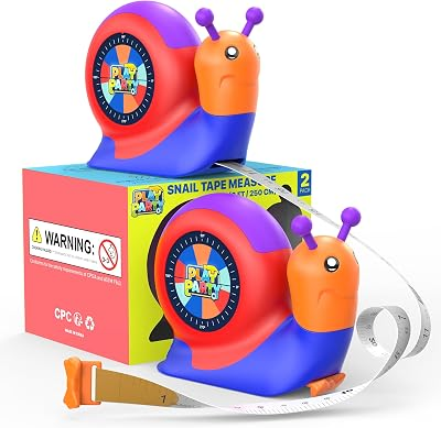 PLAYPARTY 8ft Tape Measure for Kids