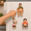 Customize funny belly-shaped fridge magnets