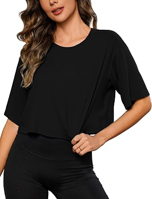 QUENTEEN Womens Boxy Half Sleeve T-Shirt