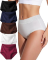 SDEOER Women Cotton Underwear 5 Pack